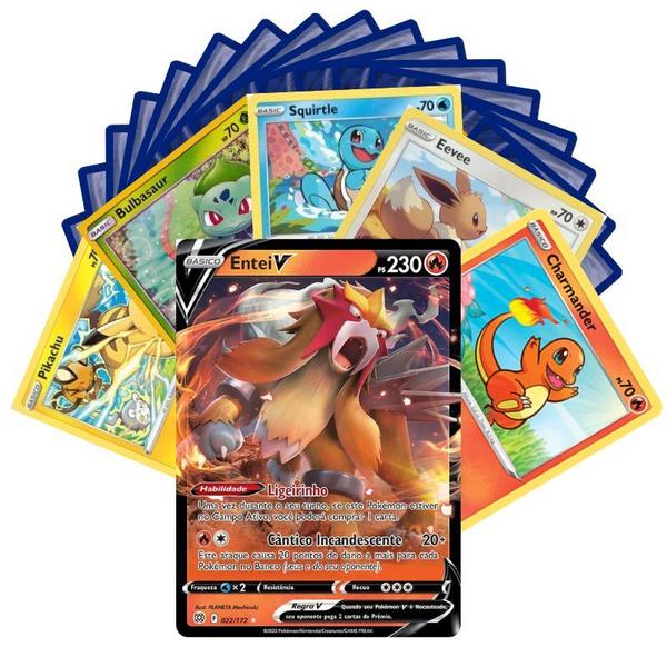 Imagem de Lote de 100 cartas pokemon +10 Brilhantes +1 Ultra Rara