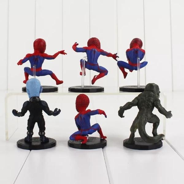 Imagem de Lote De Bonecos Miniaturas Homem Aranha Spiderman Marvel Dc G2