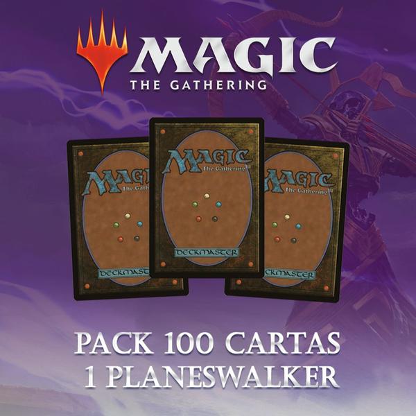 Imagem de Lote Magic Planeswalker Pack 100 Cartas Aleatórias Black