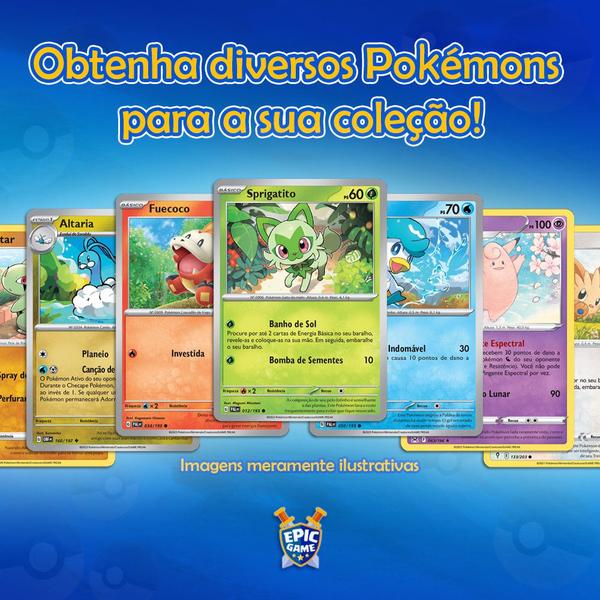 Imagem de Lote Pack 100 Cartas Pokémon Mais 1 Pokémon Shiny Garantido