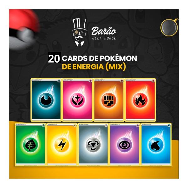 Imagem de Lotes de 20 Energias Pokemon A SUA ESCOLHA ORIGINAL COPAG