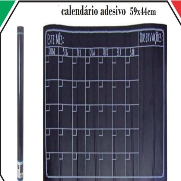 Imagem de Lousa Calendário Kit 2 - Organizador Tarefas - 44x60 cm