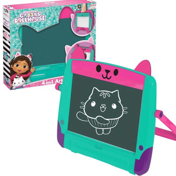 Lousa de Desenho Quadro 4 Em 1 Gabbys Dollhouse Fun F01396 - Fun Divirta-se Imagem de Lousa de Desenho Quadro 4 Em 1 Gabbys Dollhouse Fun F01396
