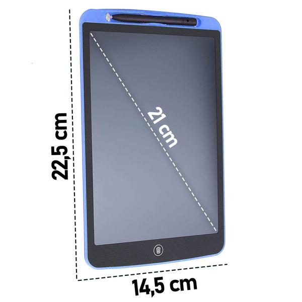Lousa Digital 8,5 Polegada Lcd Infantil Escrever E Desenhar - Dm Toys Imagem de Lousa Digital 8,5 Polegada Lcd Infantil Escrever E Desenhar - Dm Toys