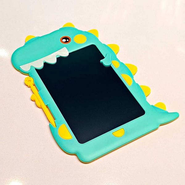 Lousa Educativa - Quadro LCD - Dino Verde - DM Toys Imagem de Lousa Educativa - Quadro LCD - Dino Verde - DM Toys
