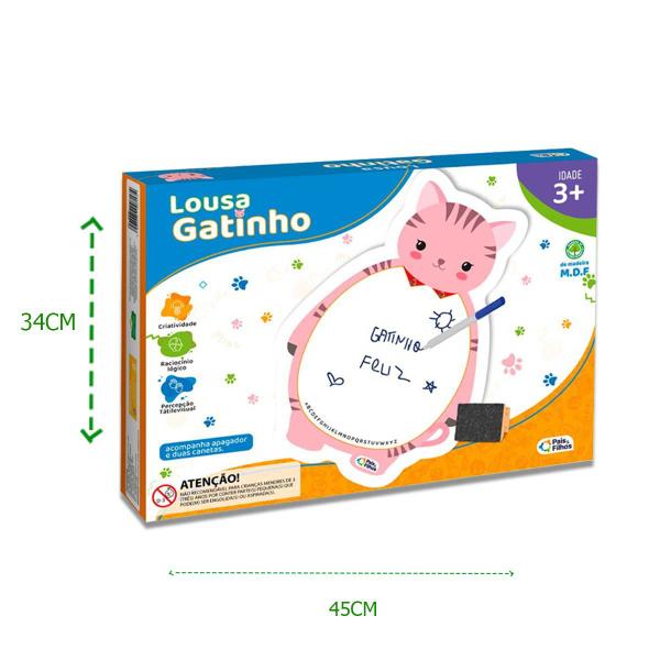 Lousa Gatinho Desenhar Escrever Infantil Criança - Pais & Filhos Imagem de Lousa Gatinho Desenhar Escrever Infantil Criança