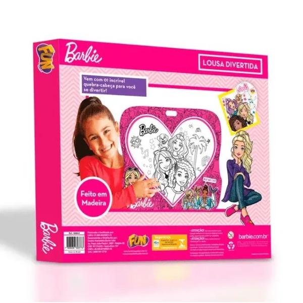 Imagem de Lousa Infantil Em Madeira Barbie Fun