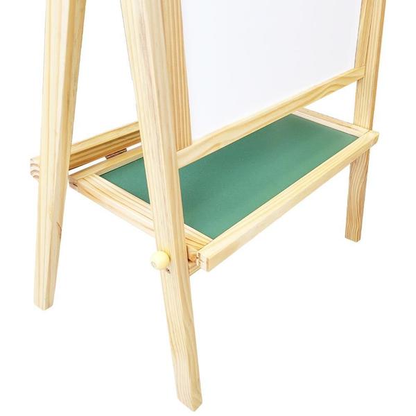 Lousa Infantil Quadro Negro E Branco Com Cavalete Giratório - Carlu Imagem de Lousa Infantil Quadro Negro E Branco Com Cavalete Giratório