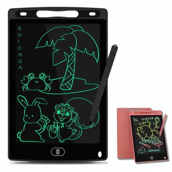 Imagem de Lousa LCD 12" Digital Infantil Colorida para Desenho e Anotações