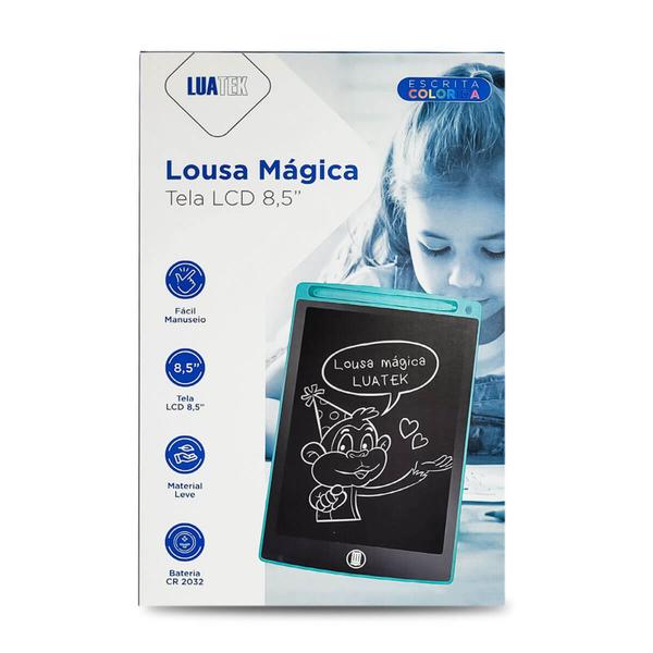 Imagem de Lousa Magica Digital Quadro De Escrever Infantil Com Caneta 8,5 Polegadas Escrita Colorida