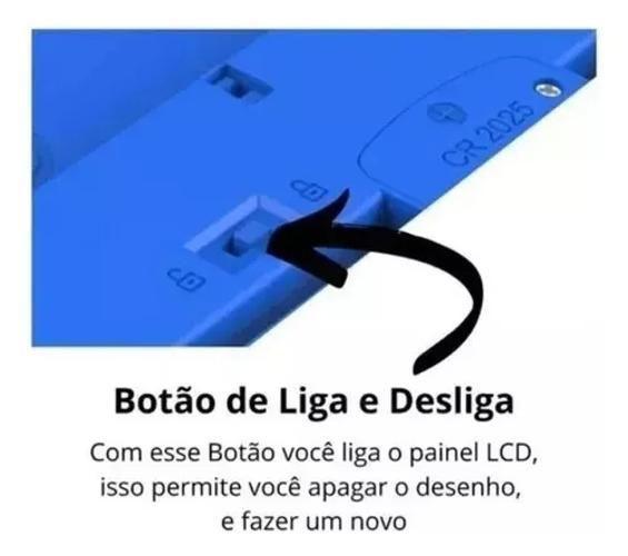 Imagem de Lousa Magica Infantil Digital 10 Lcd Tablet Desenho Premium