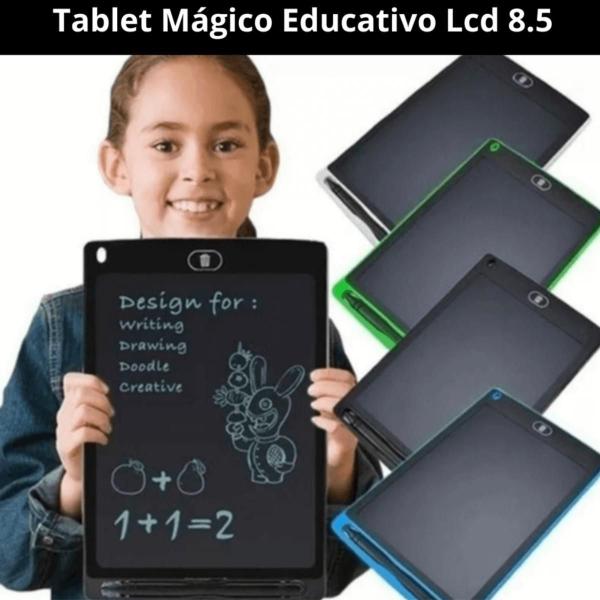 Imagem de Lousa Magica Infantil Digital 8,5 Lcd Tablet Desenho Preto