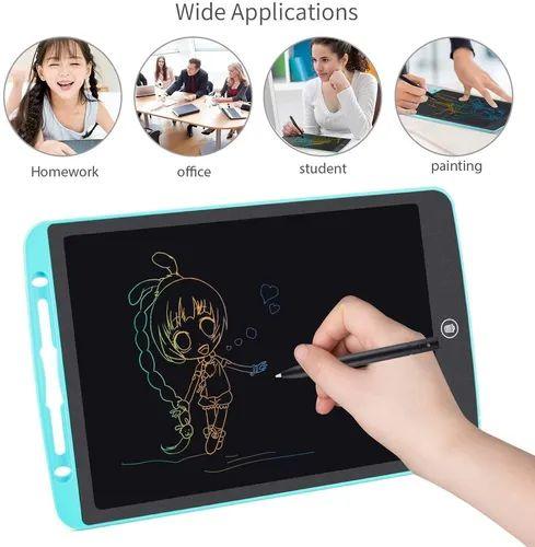 Imagem de Lousa Mágica Infantil Digital Tablet Escrita Colorida Para Desenho Criança, Anotações Notas Escritório LCD 12" (Polegadas)