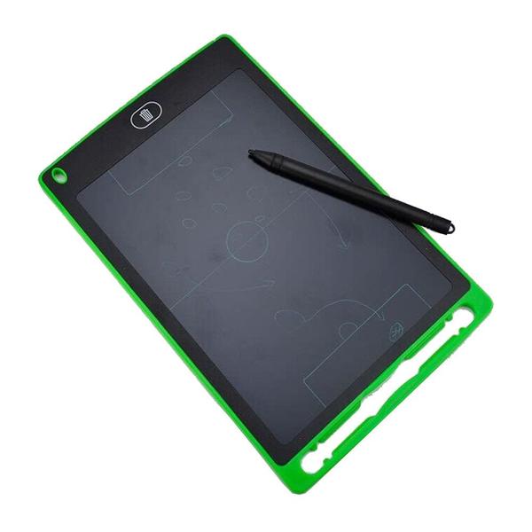 Imagem de Lousa Mágica Infantil Digital Tablet Escrita Colorida Para Desenho Criança LCD 10" (Verde)