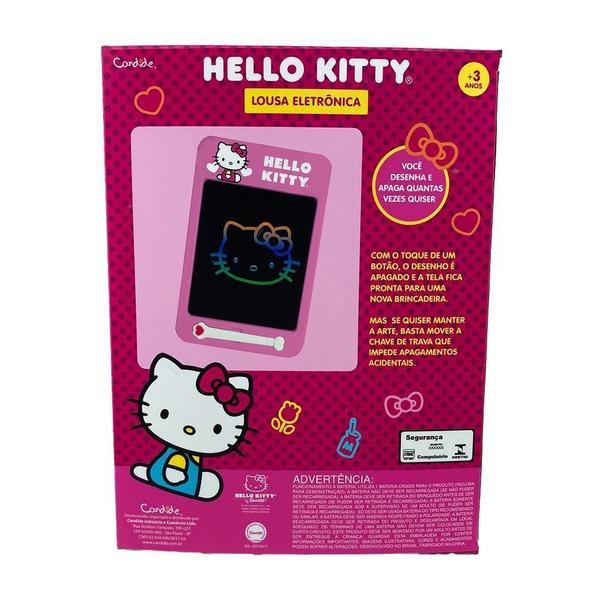 Imagem de Lousa Mágica Infantil Eletrônica Hello Kitty