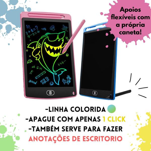 Imagem de Lousa Mágica Infantil Tablet Digital Lcd 8.5 Desenhar