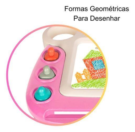 Imagem de Lousa Mágica Interativa Mesa Infantil Tablet Educativo Rosa