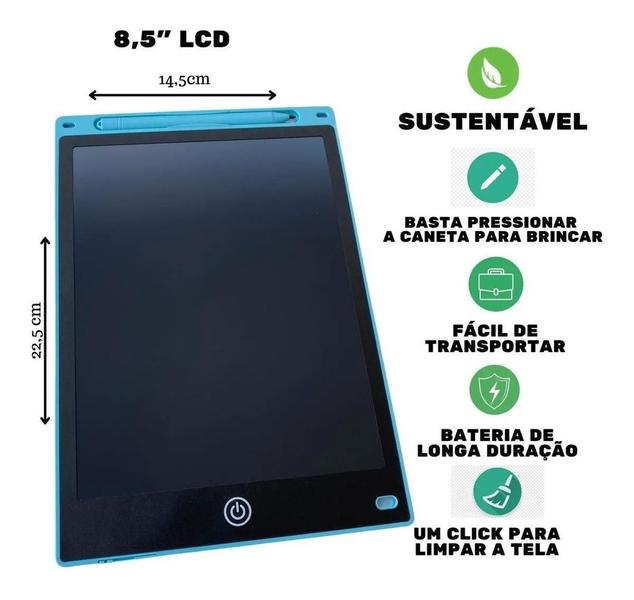 Imagem de Lousa Mágica LCD Tablet Infantil de Escrever 12 Polegadas