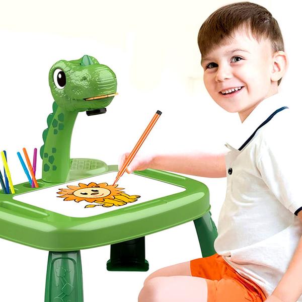 Imagem de Lousa Mágica Mesa Projetora Infantil Artística Divertida - Dm Toys