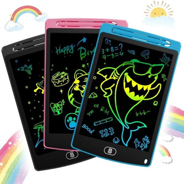 Imagem de Lousa Mágica Preto Infantil 12 Polegadas Lcd Digital Tablet