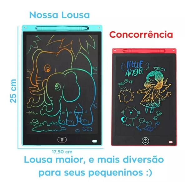 Imagem de Lousa Magica Quadro Magico Digital Infantil Tablet Desenho