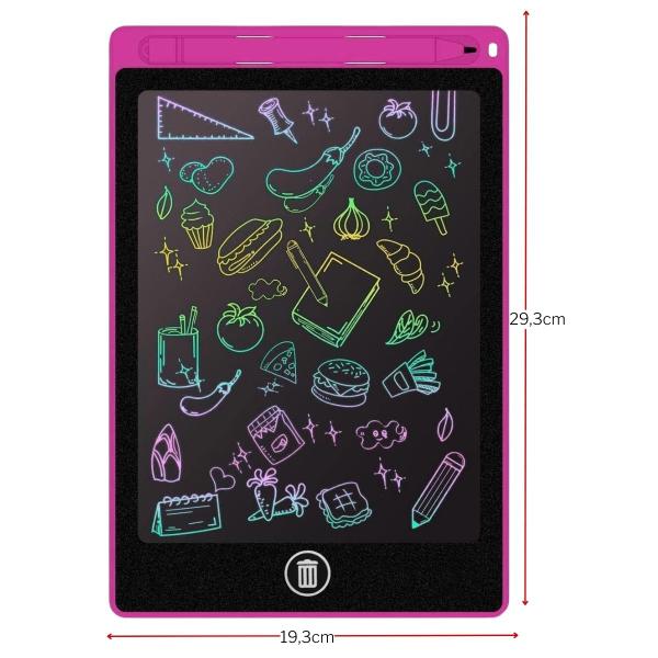 Imagem de Lousa Mágica Tablet Infantil Tela LCD 12'' Para Escrever e Desenhar