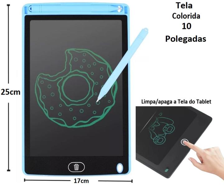 Imagem de Lousa Mágica Tablet Tela Lcd Infantil Escrever e Desenhar