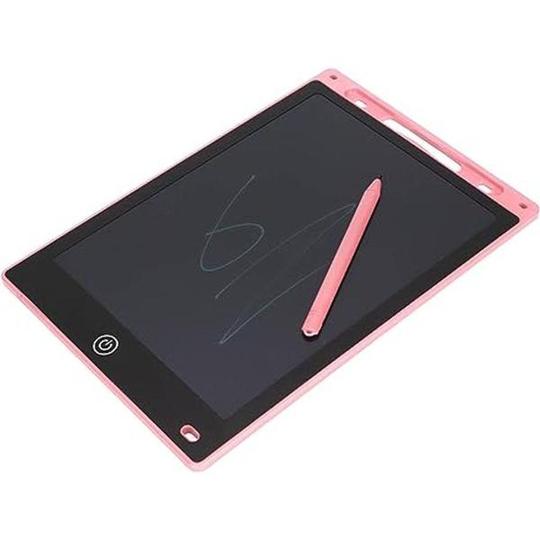 Lousa Mágica Tela LCD 12" Desenhar Escrever Rosa Exbom - Tilibra Imagem de Lousa Mágica Tela LCD 12" Desenhar Escrever Rosa Exbom