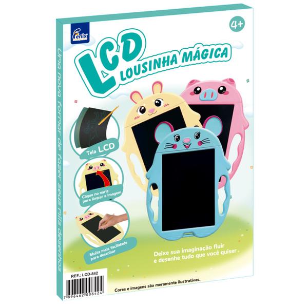 Lousa Mágica Tela Lcd Bichinhos - Fênix Brinquedos Imagem de Lousa Mágica Tela Lcd Bichinhos - Fênix Brinquedos