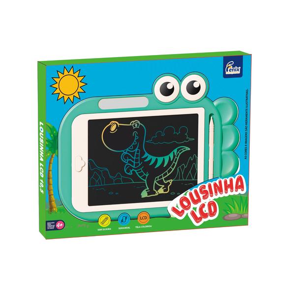 Imagem de Lousa Magica Tela Lcd Escrever E Desenha Dino Verde Fenix