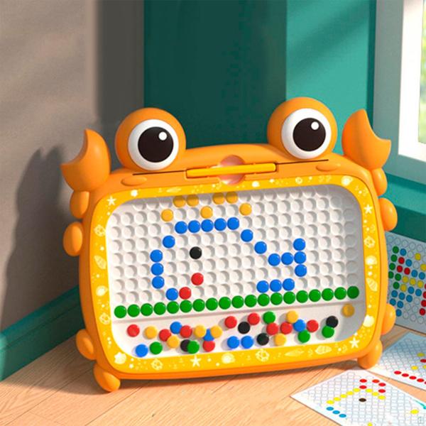 Lousa Magnética Brinquedo Educativo Didático Caranguejo Criativo Dm Toys Imagem de Lousa Magnética Brinquedo Educativo Didático Caranguejo Criativo Dm Toys