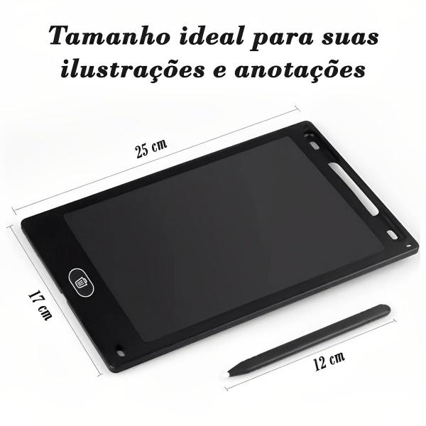 Imagem de Lousa Pequena Digital Colorida Infantil P/ Escrever Desenhar Tablet Magico Promo