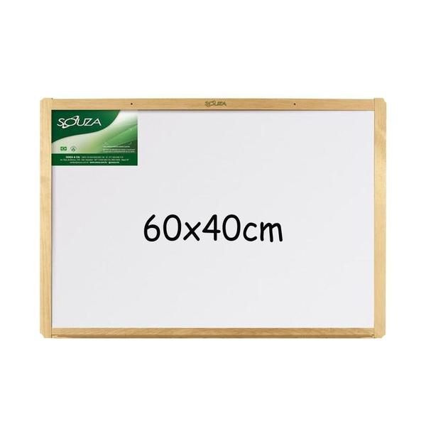 Lousa Quadro Branco 60 X 40 Cm Moldura Em Madeira Souza Imagem de Lousa Quadro Branco 60 X 40 Cm Moldura Em Madeira Souza