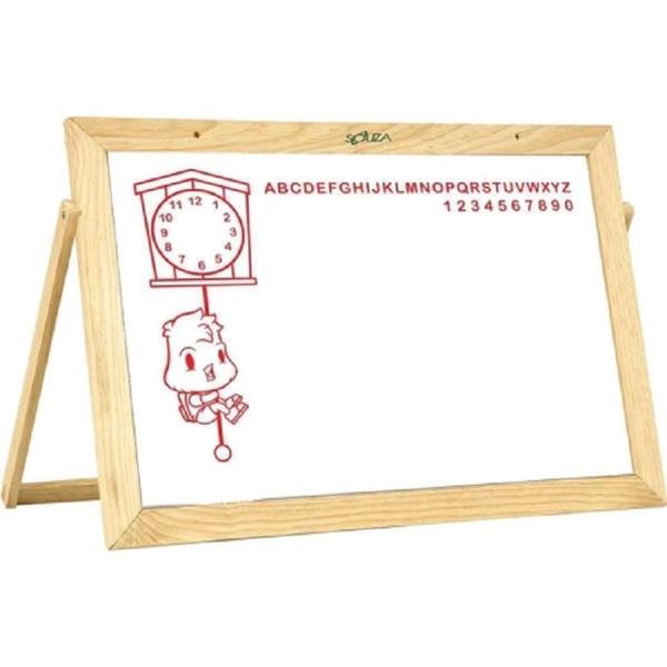 Imagem de Lousa Quadro Infantil Branco 40x30 Souza com Suporte