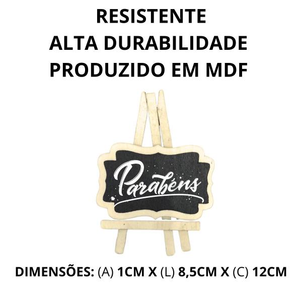 Imagem de Lousa Quadro Mini Decorativo Com Tripé para Recados Festas