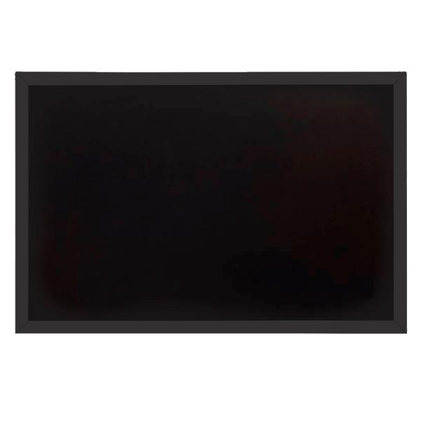 Imagem de Lousa Quadro Preto 60x40cm Moldura Mdf Soft Preto Stalo