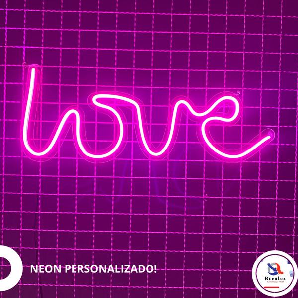 Imagem de Love em neon personalizado