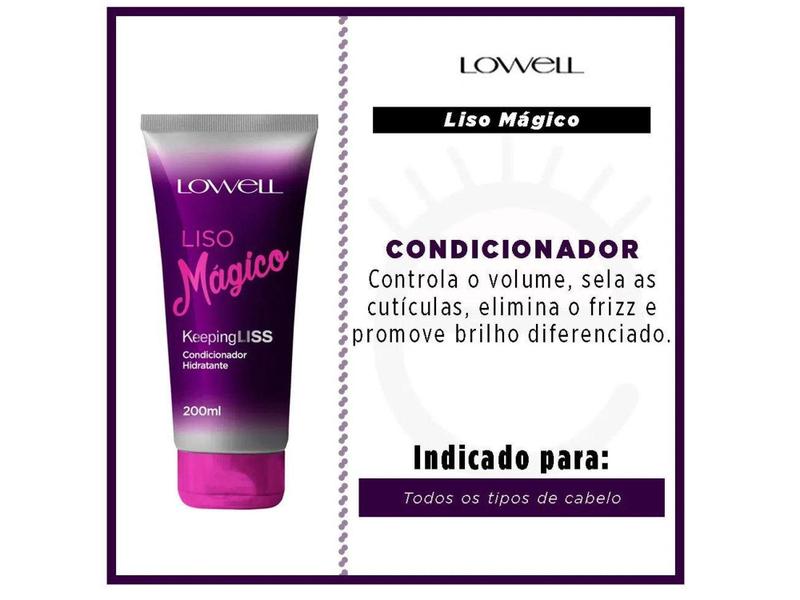 Imagem de Lowell Liso Mágico Condicionador Hidratante 200ml