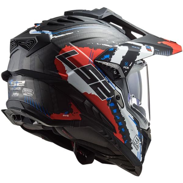 Imagem de Ls2 capacete explorer c mx701 extend matte red 62/xl