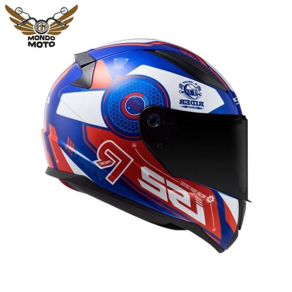 Imagem de Ls2 capacete rapid ff353 stratus blue/red/white 56/s