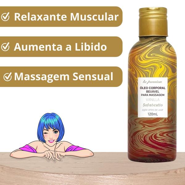 Imagem de Lubrificante À Base De Água Secret Sexy + Óleo Massagem Beijável Sensual Vanilla