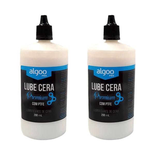 Imagem de Lubrificante Bike Algoo Lube Óleo Cera Corrente 200ml 2 Unidades