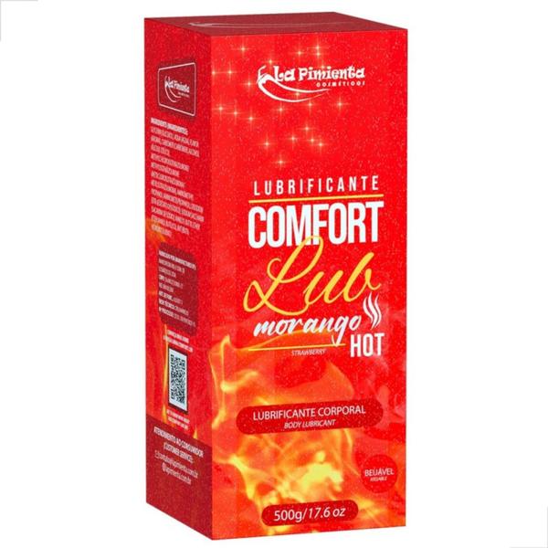 Imagem de Lubrificante Intimo Comfort Lub Hot Beijável 500g La Pimienta