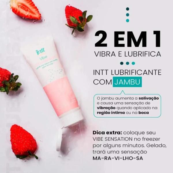 Imagem de Lubrificante Íntimo Vibe Sensation Jambu Morango 50ml Intt