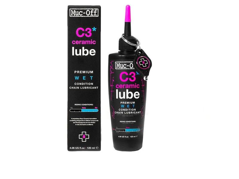 Imagem de Lubrificante Muc-Off C3 Ceramic WET Premium Umido 120ml