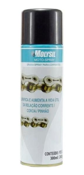 Imagem de Lubrificante Para Corrente Molysil Moto Spray 300 ml