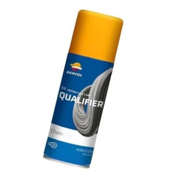 Imagem de Lubrificante para corrente Spray Repsol moto Chain Qualifier 400 ml