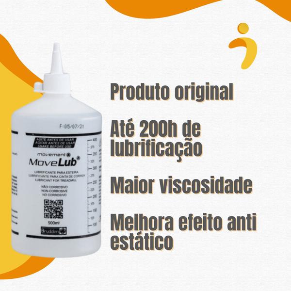 Imagem de Lubrificante Silicone Movelub Esteiras Movement 500ml