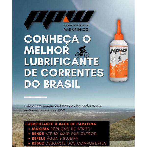 Imagem de Lubrificante Transmissão Parafinico Ppw Correntes Bike 120ml