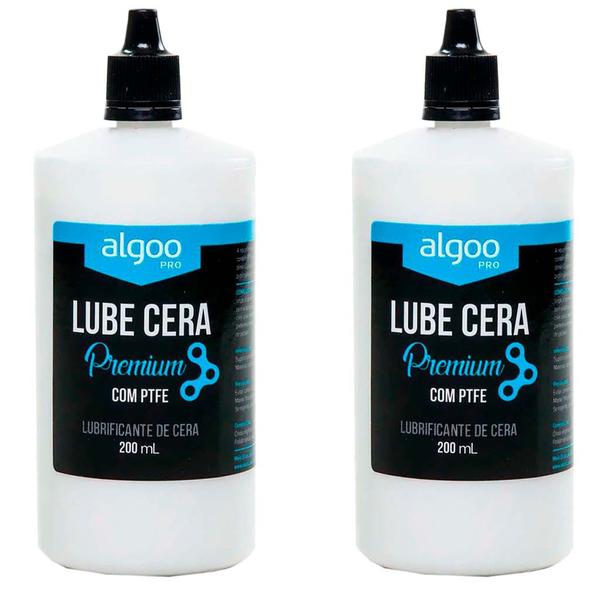 Imagem de Lubrificantes Bicicleta Lube Cera Premium 200ml 2Und Corrente Algoo